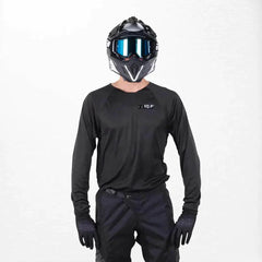 Raven Rival MX Jersey Schwarz