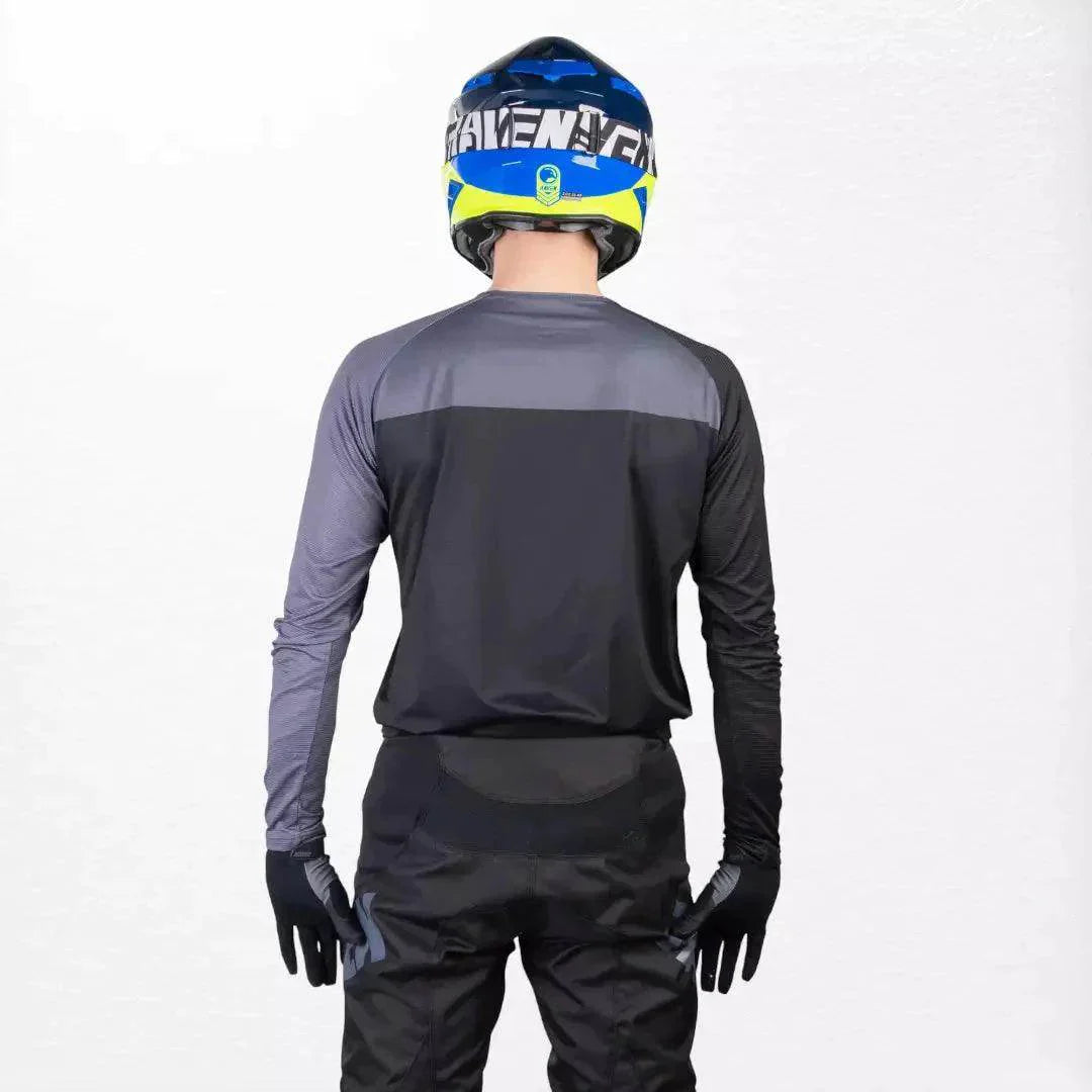 Raven Verve MX Jersey Black-Grey
