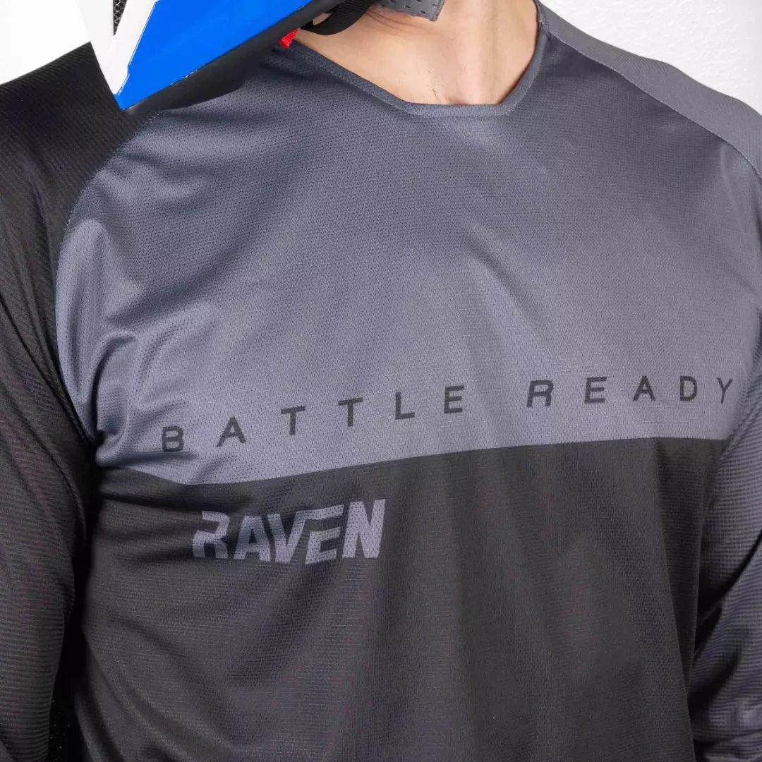 Raven Verve MX Jersey Black-Grey