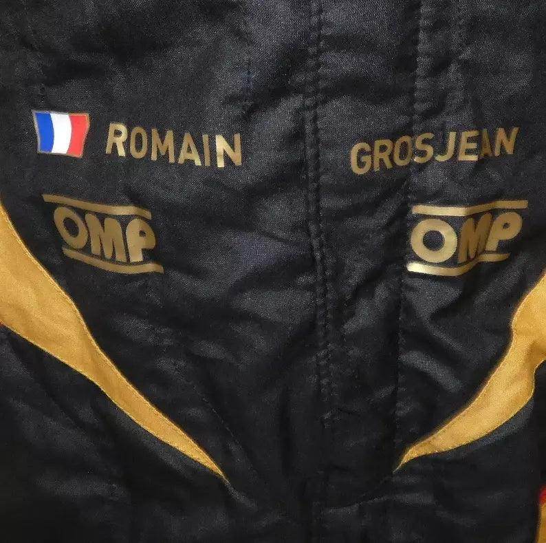 Romain Grosjean 2012 British GP ‘The dark knight rises’ Lotus F1 race suit