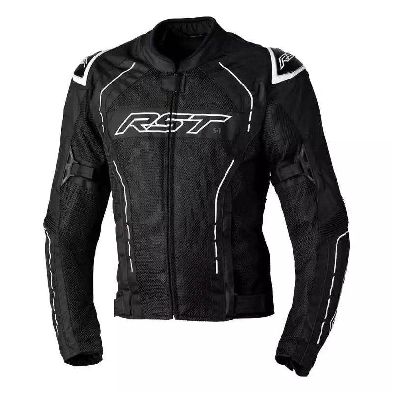 S-1 MESH CE MENS TEXTILE JACKET BLACK WHITE