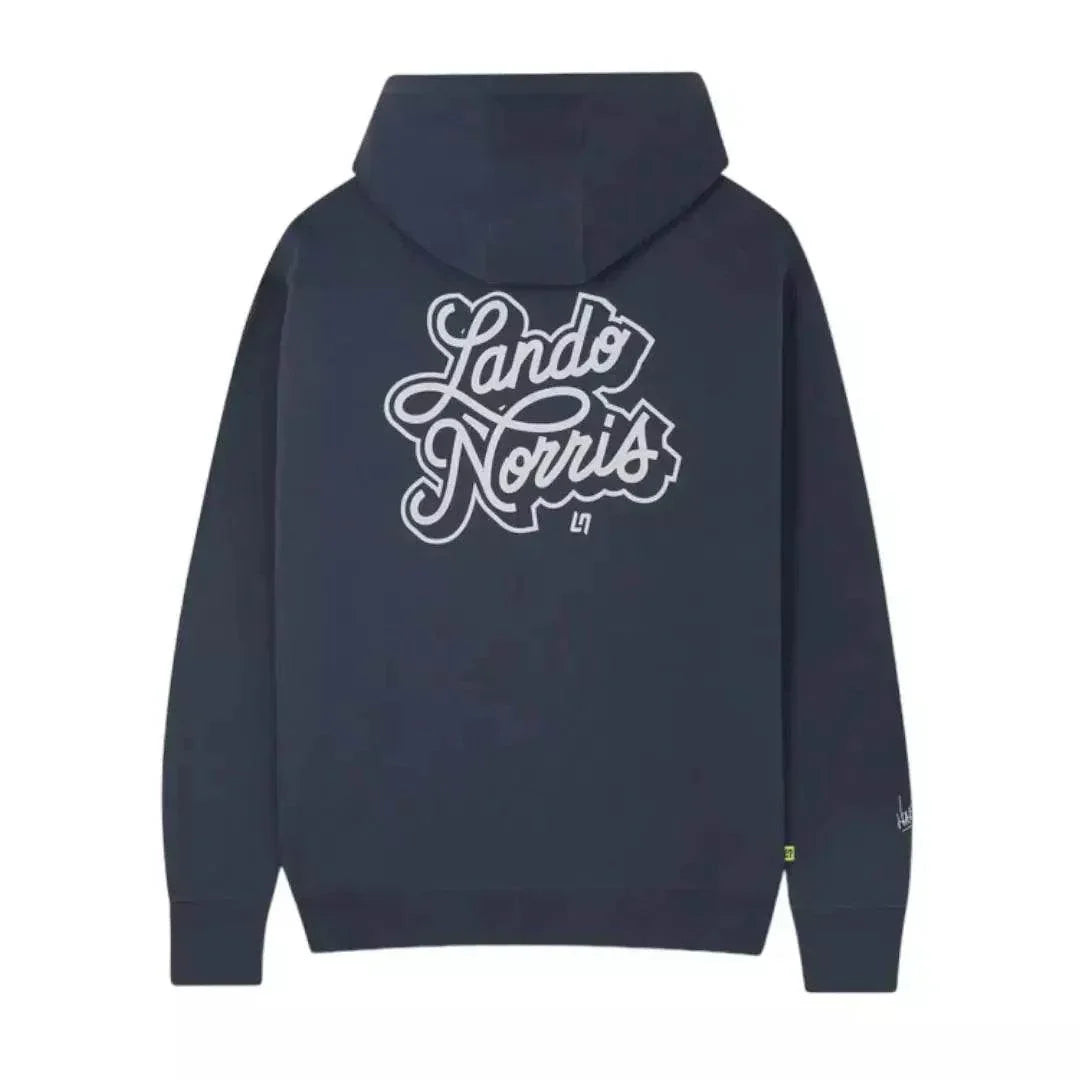 SCRIPT PETROL BLUE HOODIE