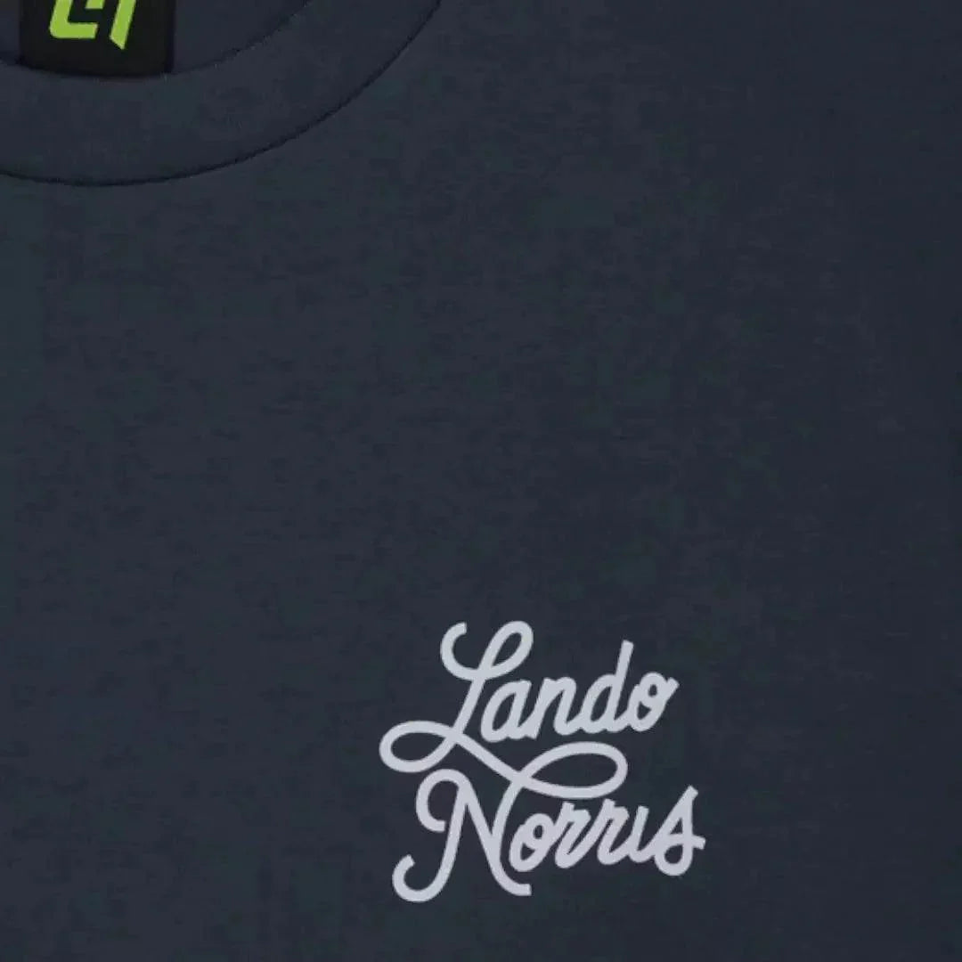 SCRIPT PETROL BLUE SHORT SLEEVE TEE