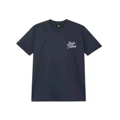 SCRIPT PETROL BLUE KURZARM-T-SHIRT
