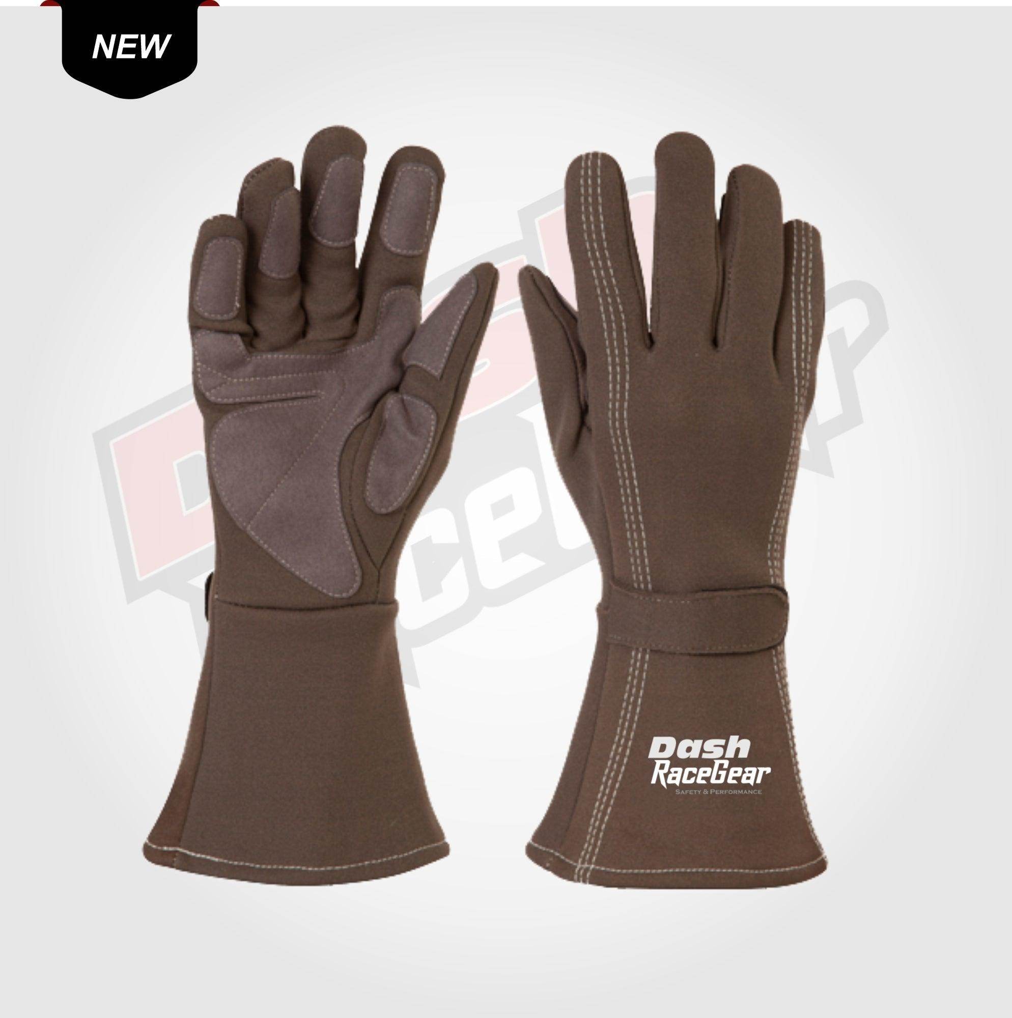 STANDRED RENTAL GO KARTING GLOVES D - 1 CHARCOL GRAY