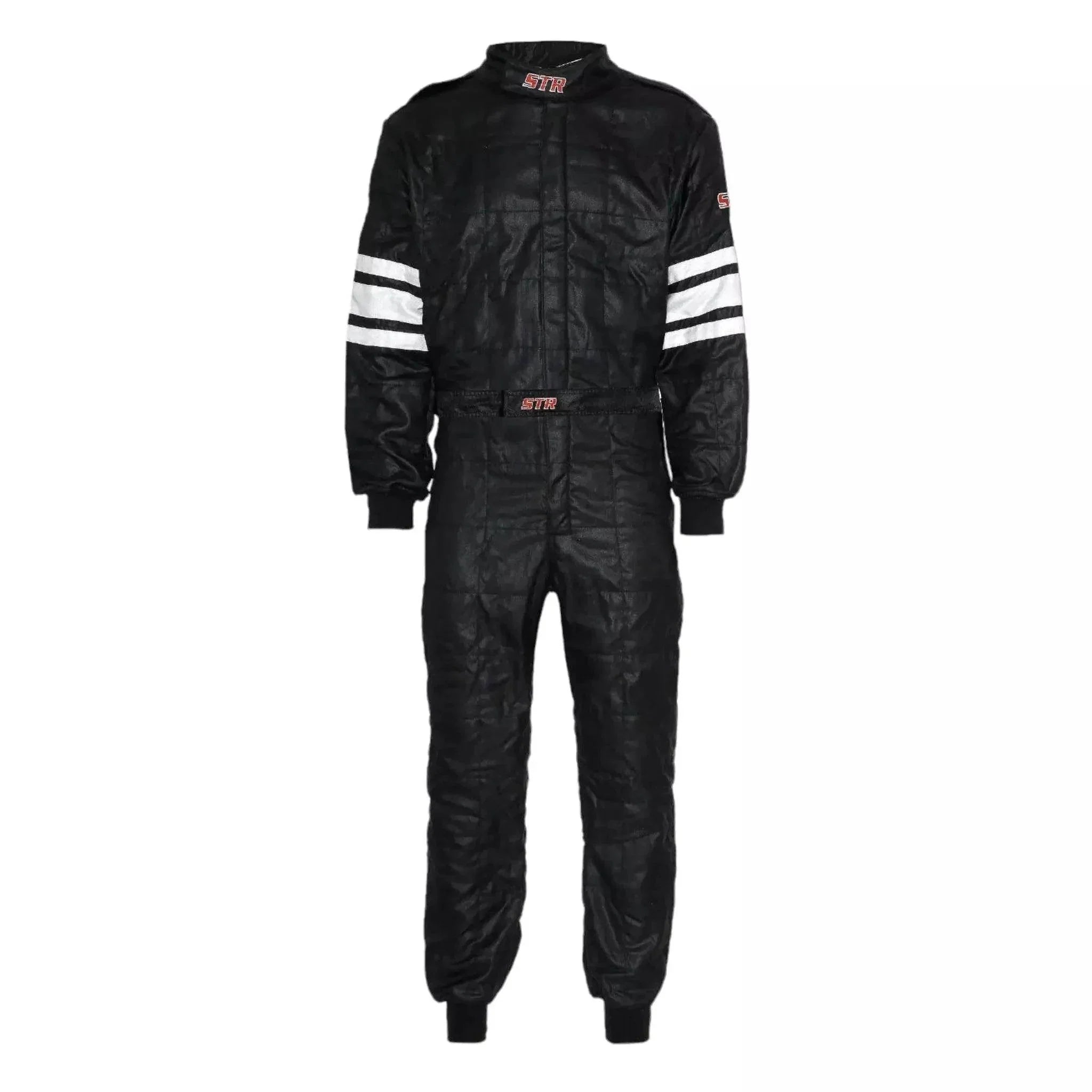 STR Double Layer Race suit | SFI Approved BLACK Black