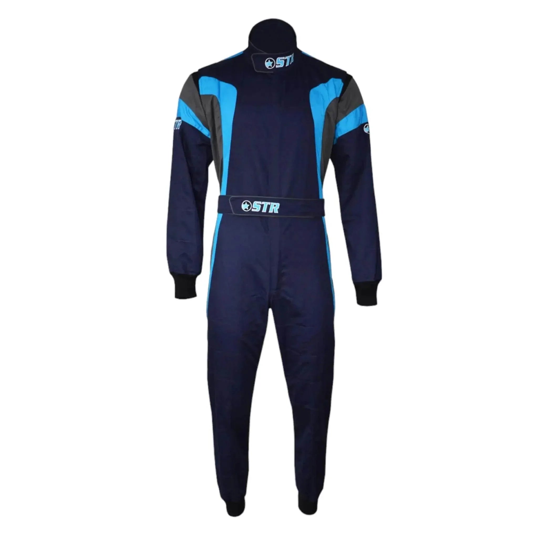 STR 'Podium' Race Suit Blue Black
