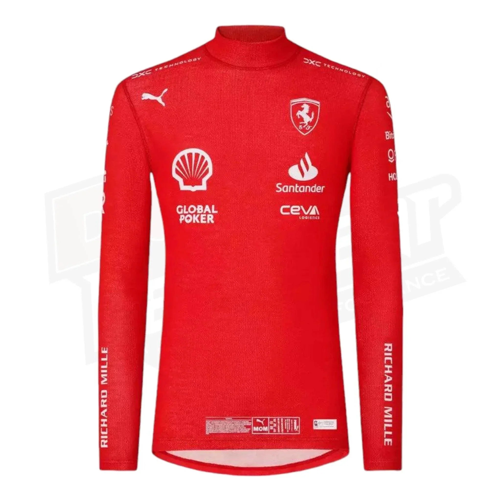 Scuderia Ferrari Carlos Sainz F1 PRO undersuit top - Joshua Vides RED