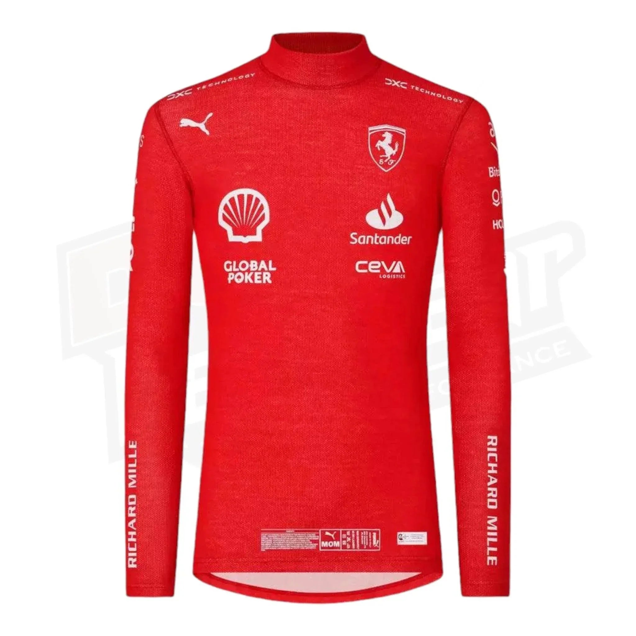 Scuderia Ferrari Charles Leclerc F1 PRO undersuit top - Joshua Vides RED