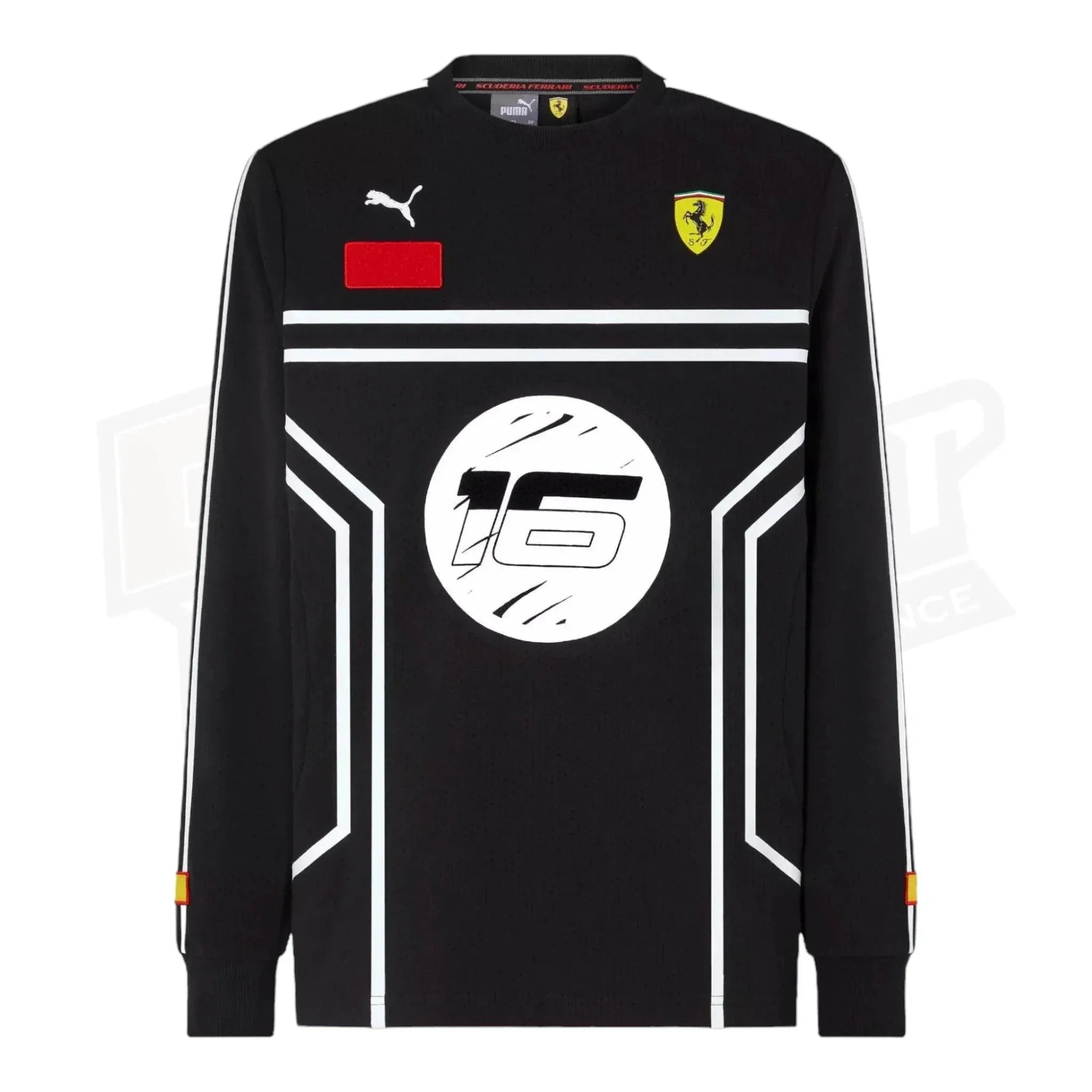 Scuderia Ferrari Puma Charles Leclerc jersey - Joshua Vides BLACK