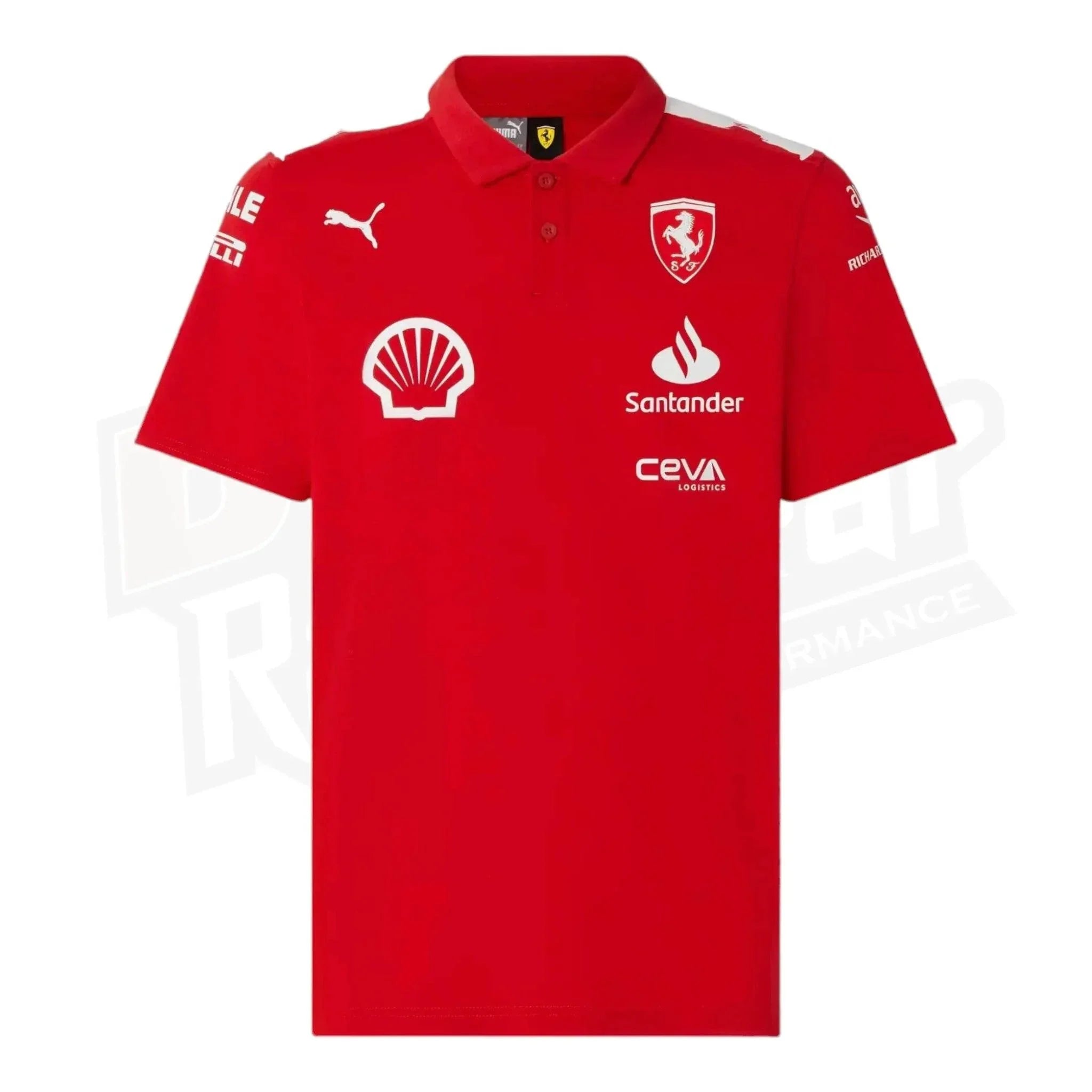 Scuderia Ferrari Puma Team polo shirt - Joshua Vides ROSSO CORSA