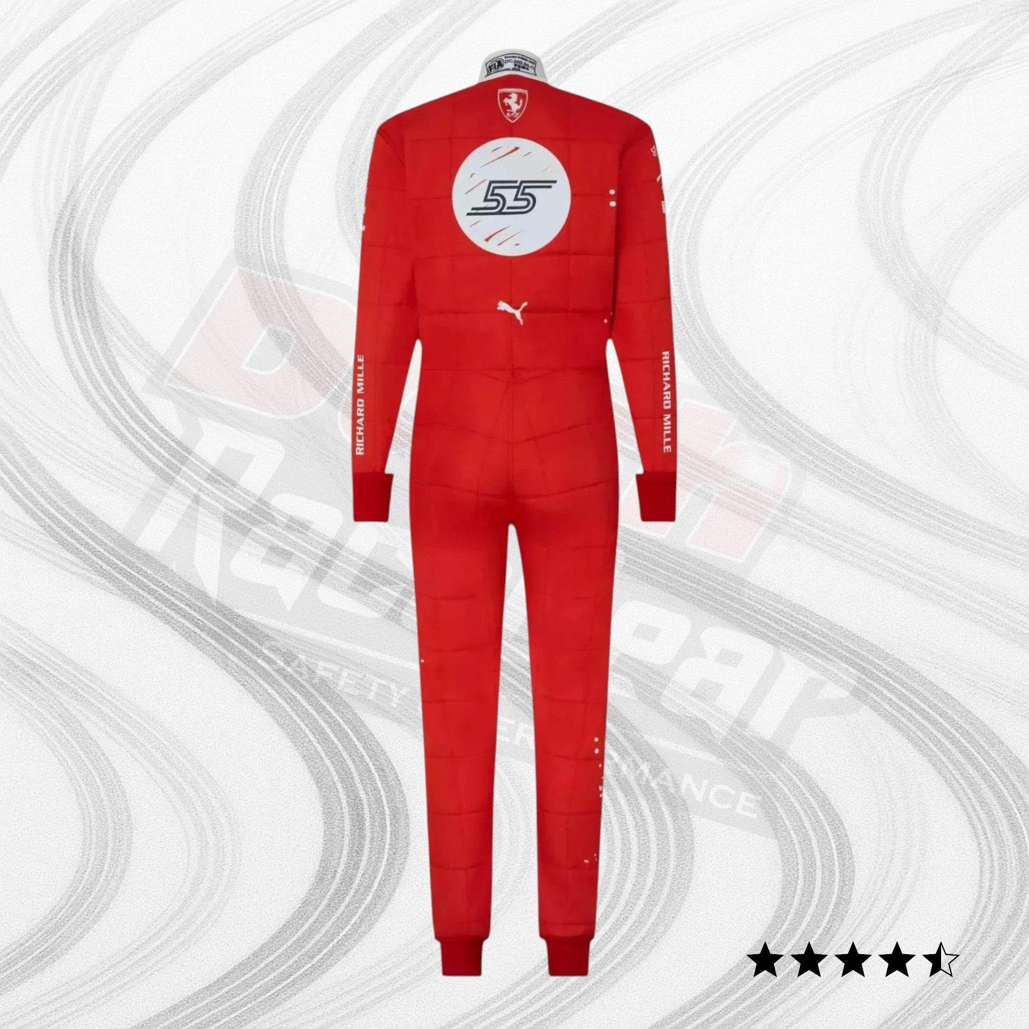 Scuderia Ferrari Race Suit Charles Leclerc & Carlos Sainz Jr - 2023 Las Vegas GP special edition