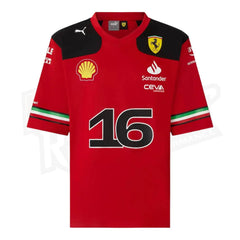 Scuderia Ferrari Replika Charles Leclerc American Football-Trikot - Austin Sonderedition