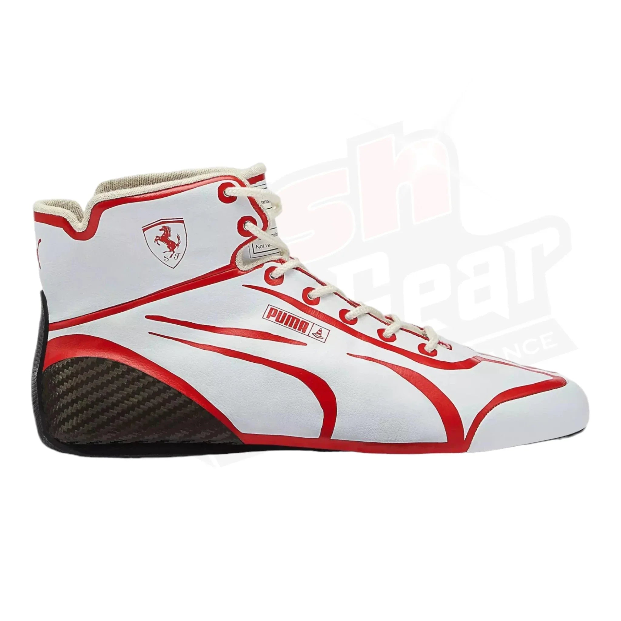 Scuderia Ferrari Speedcat Pro Ferrari trainers Boots - Joshua Vides White