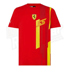 Scuderia Ferrari Team Carlos Sainz Replica-T-Shirt – Barcelona Sonderedition