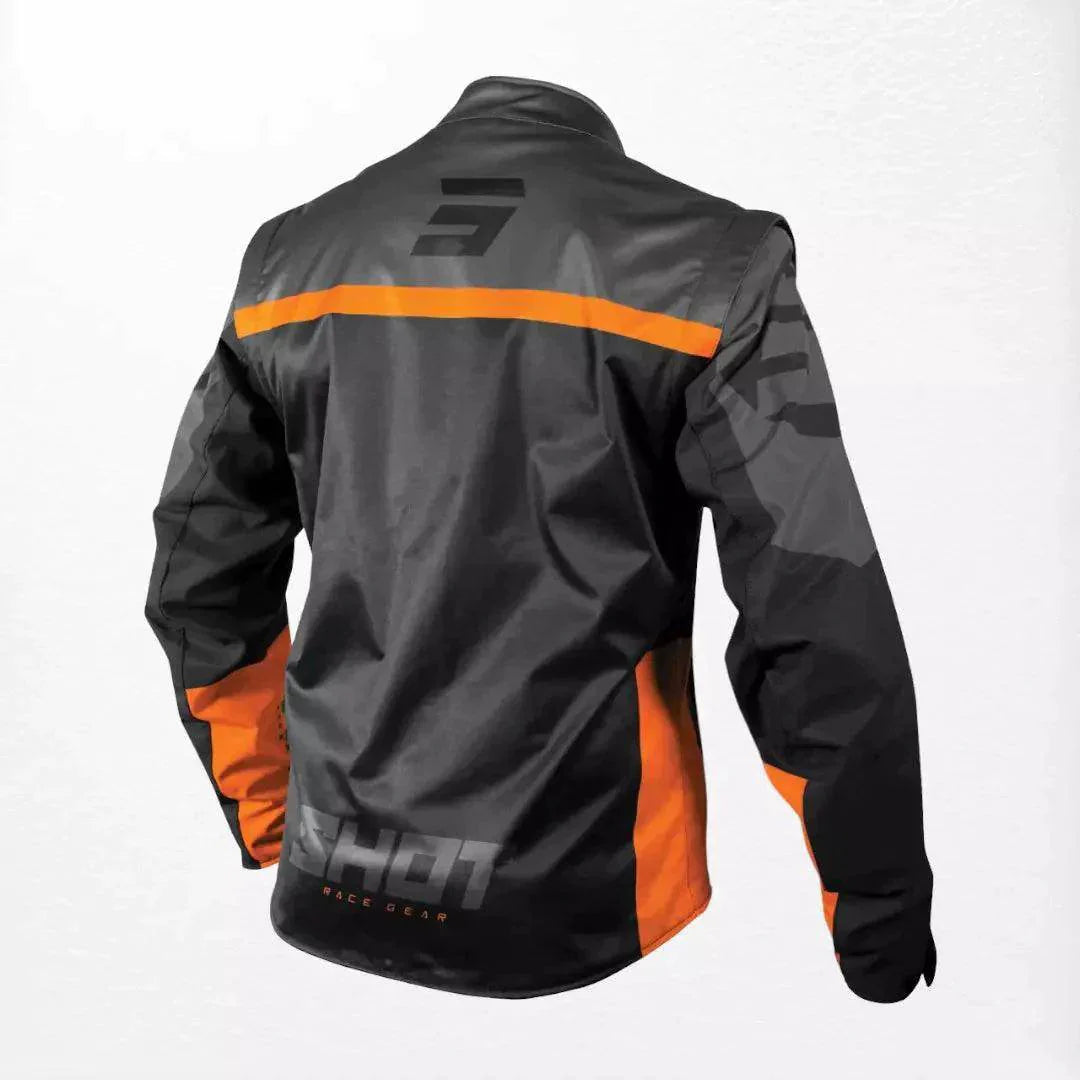 Shot Softshell Lite 2.0 Enduro Jacket Black-Orange