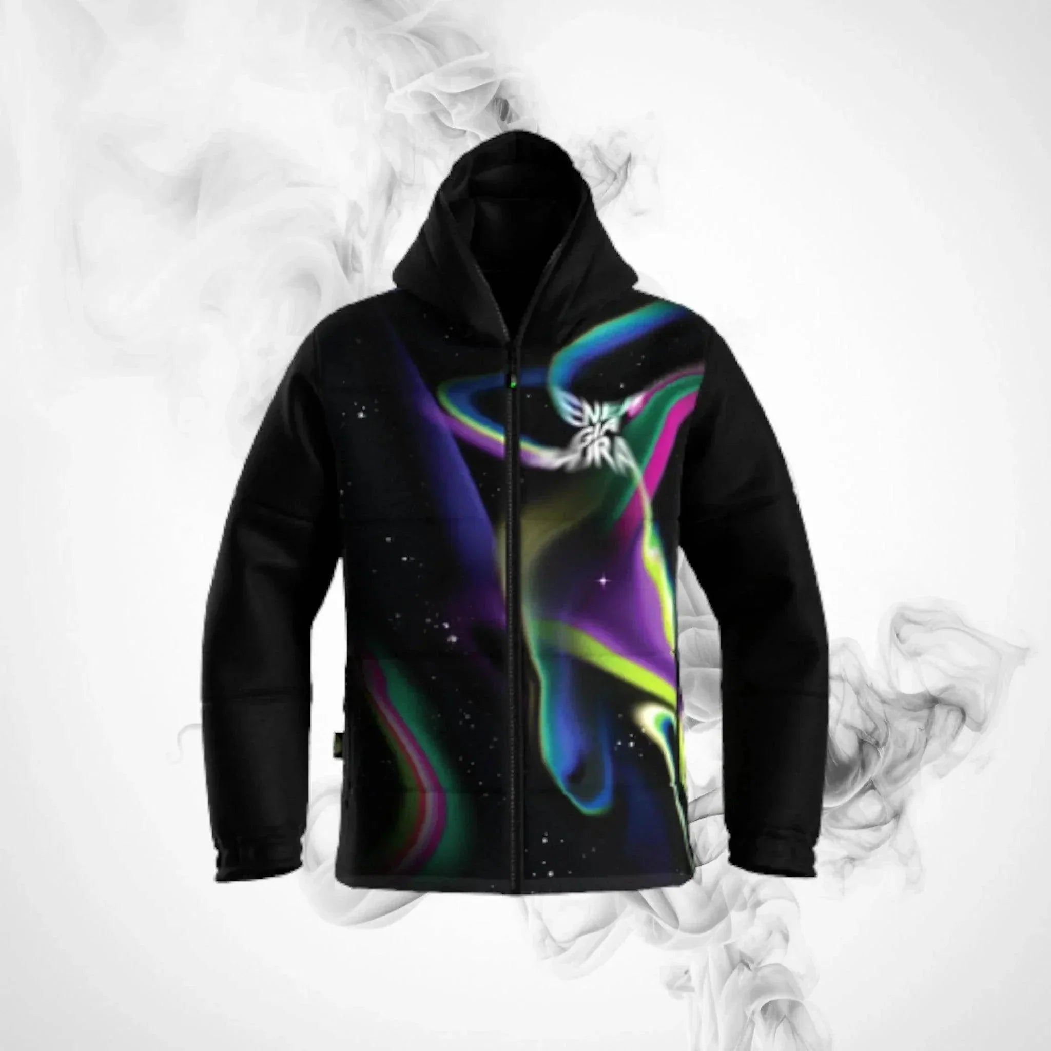 Ski ENERGIAPURA Duvin Surreal Life JR jacket Black Life Space