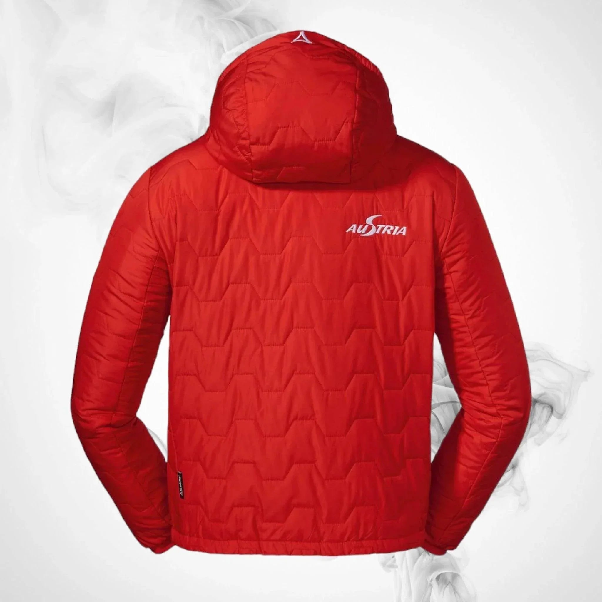 Ski Insulation Jacket SCHOFFEL Vntlft Hoody Adamont 3 K RT Junior Red - 2021/22