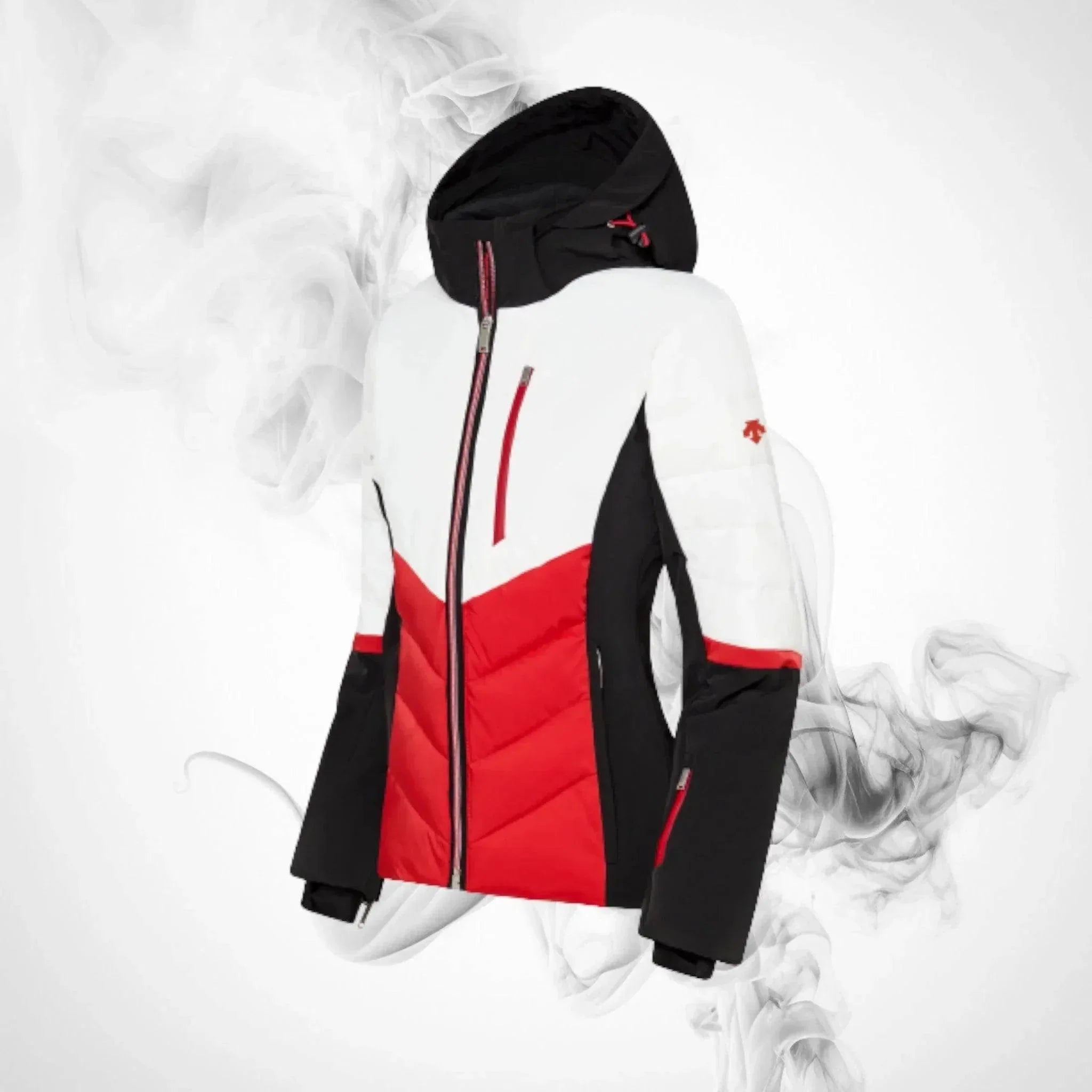Ski Kurtka narciarska Descente Iris White Red Black