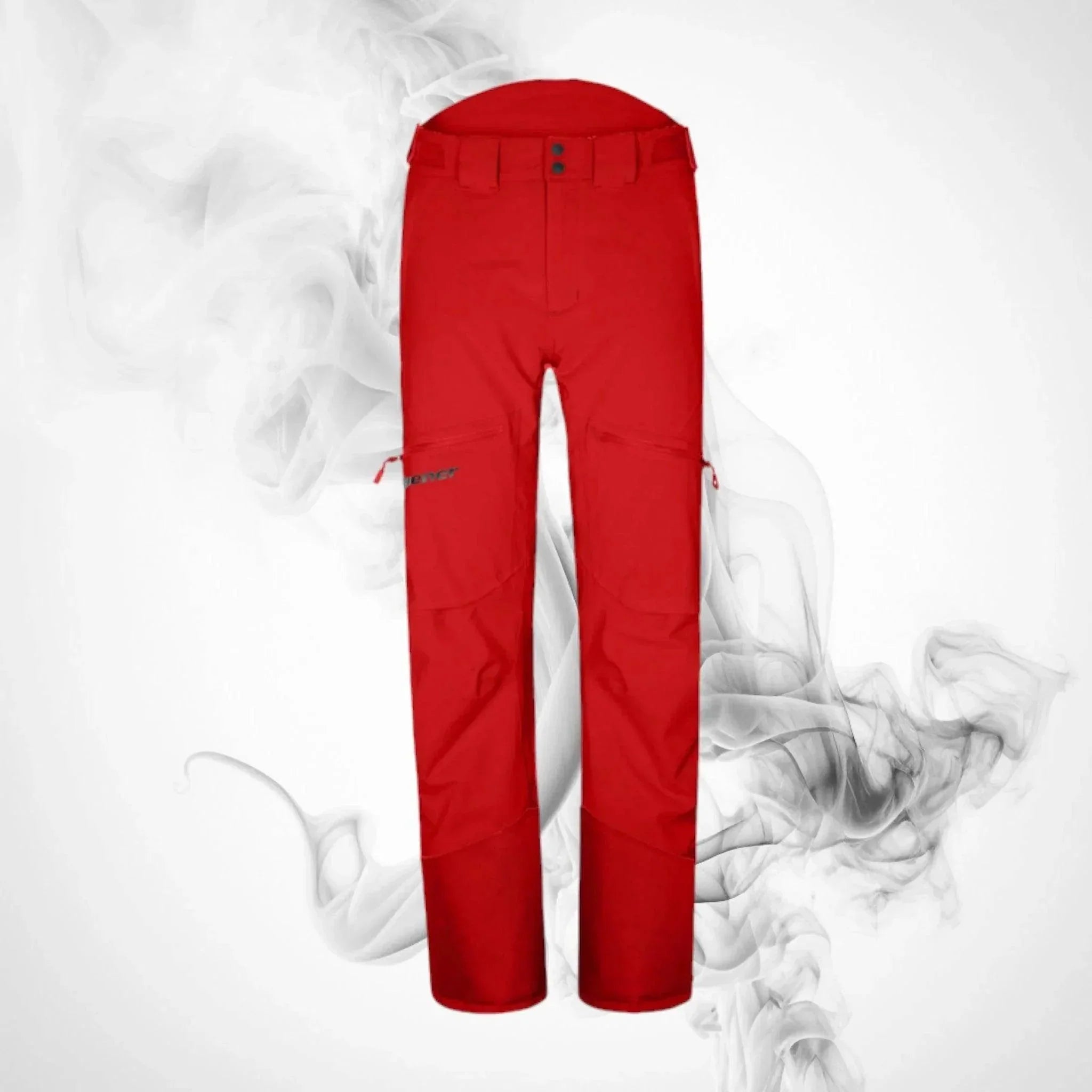 Ski Man ZIENER Temmo Full-Zip pants Red
