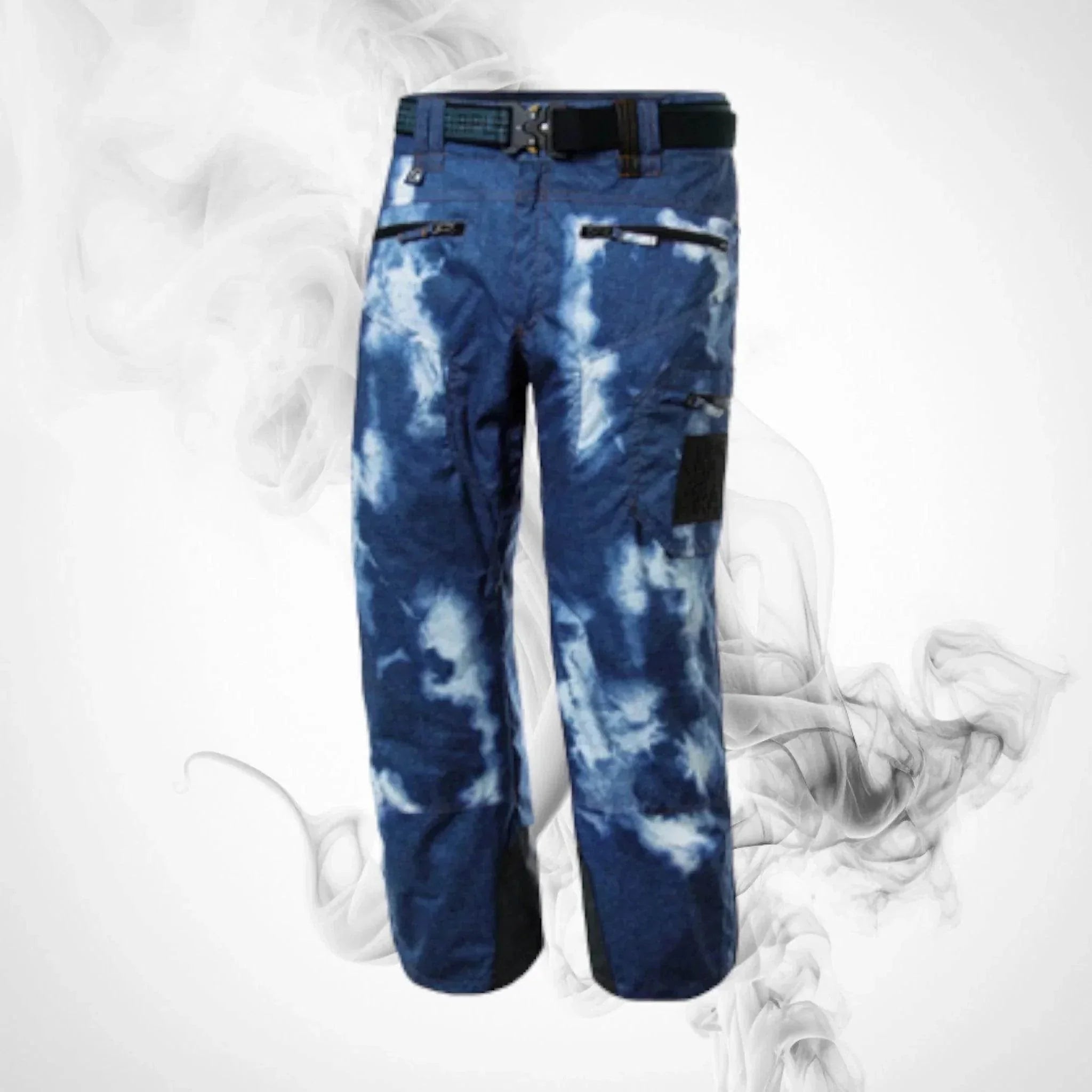 Ski Pants ENERGIAPURA Grong Tie & Dye Jeans Die Anthracite