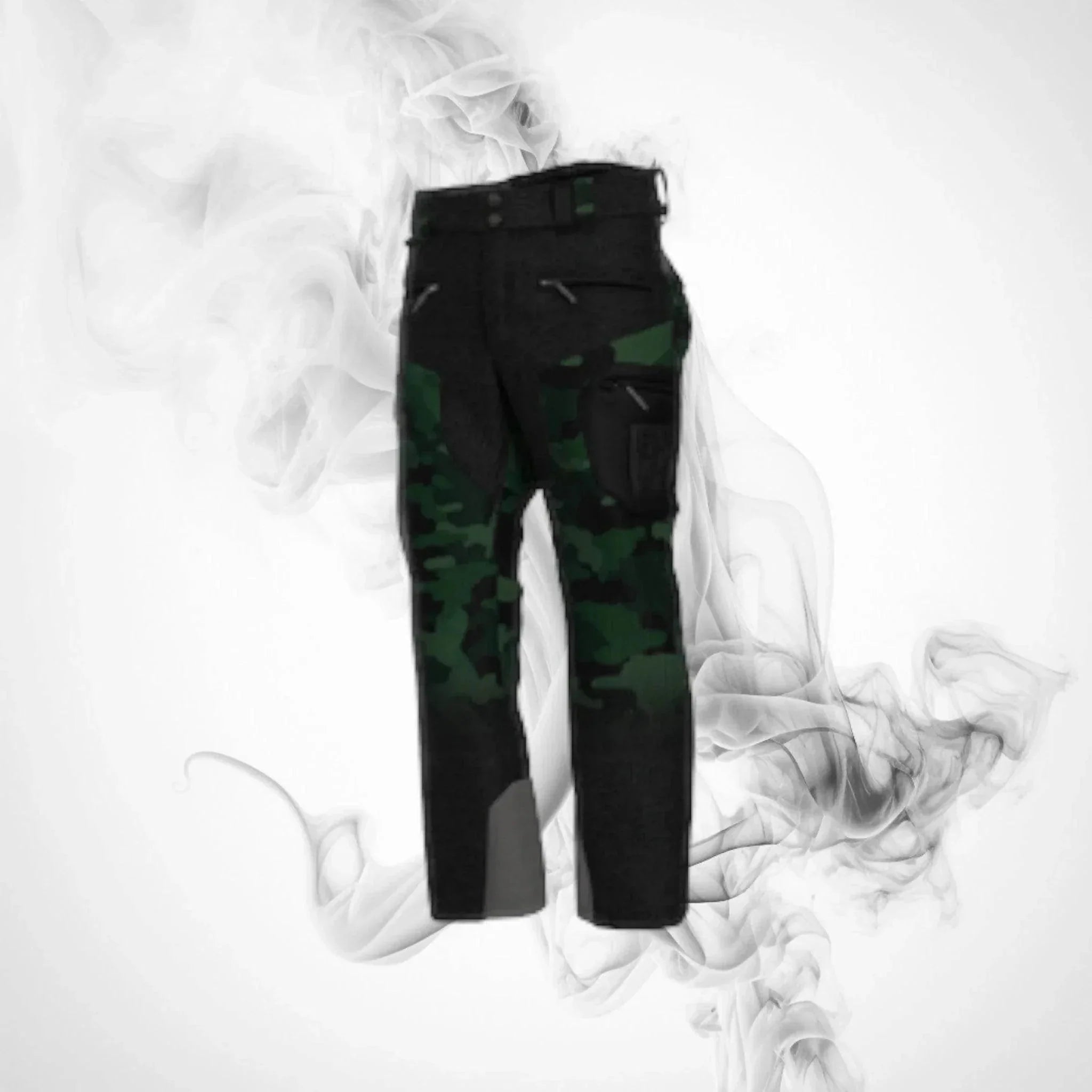 Ski Pants ENERGIAPURA Velvet Grong Printed Camouflage Green
