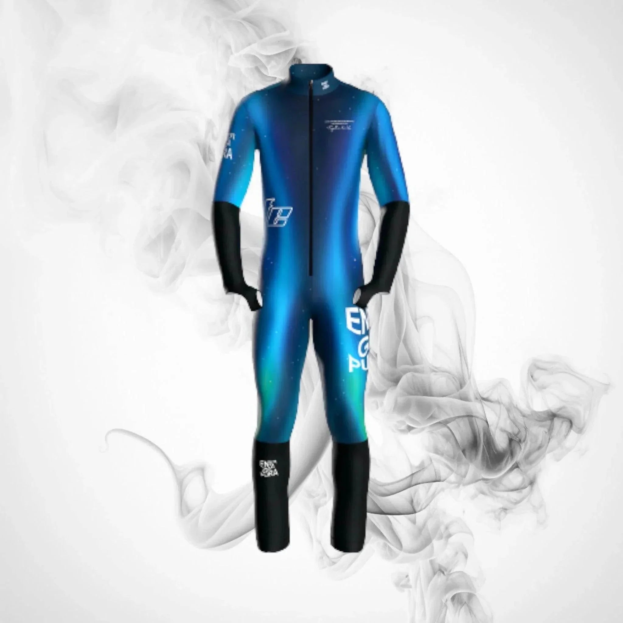 Ski Race Suit ENERGIAPURA Aurora Blue Junior 14JR