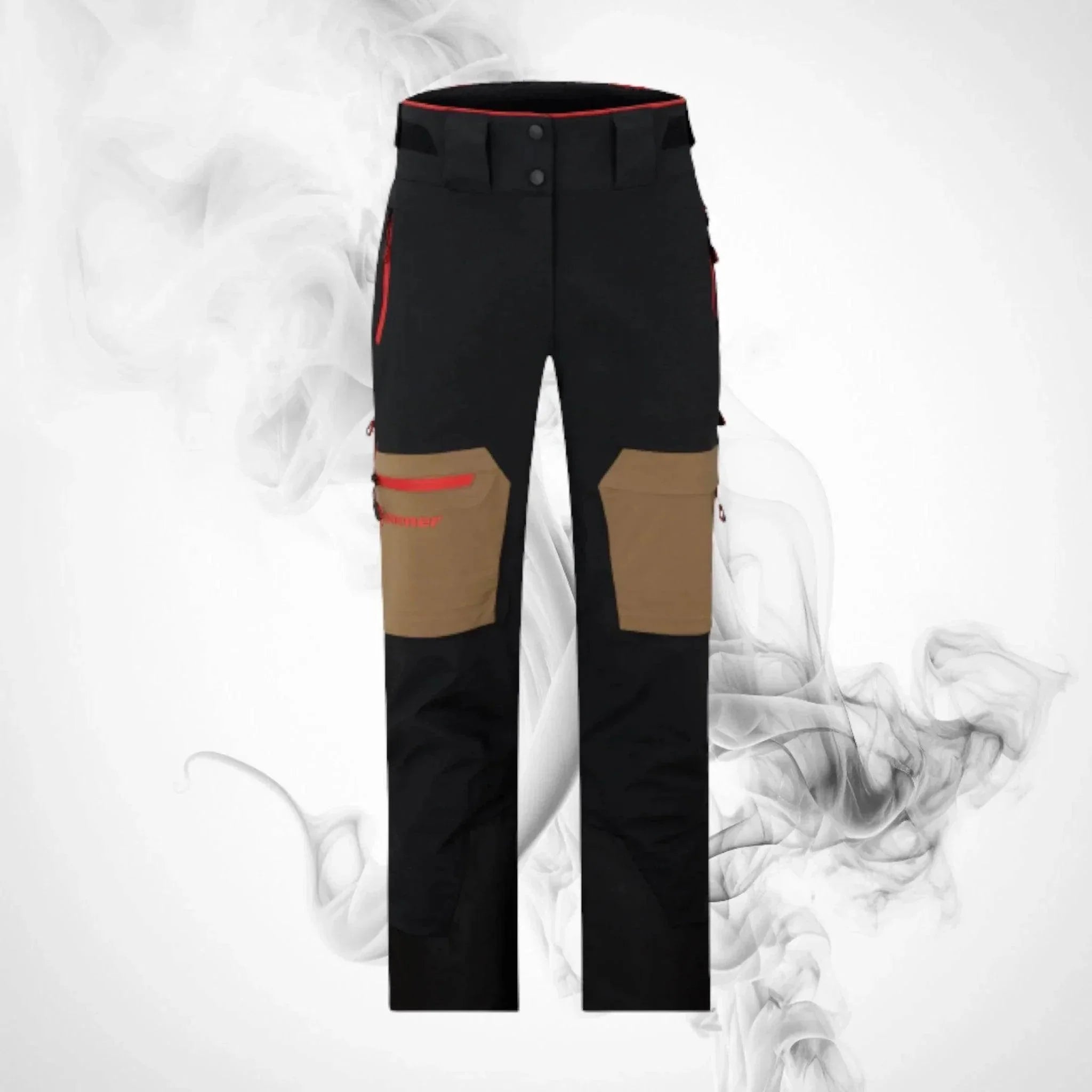 Ski pants Ziener Tewes Full-Zip Man Walnut Red
