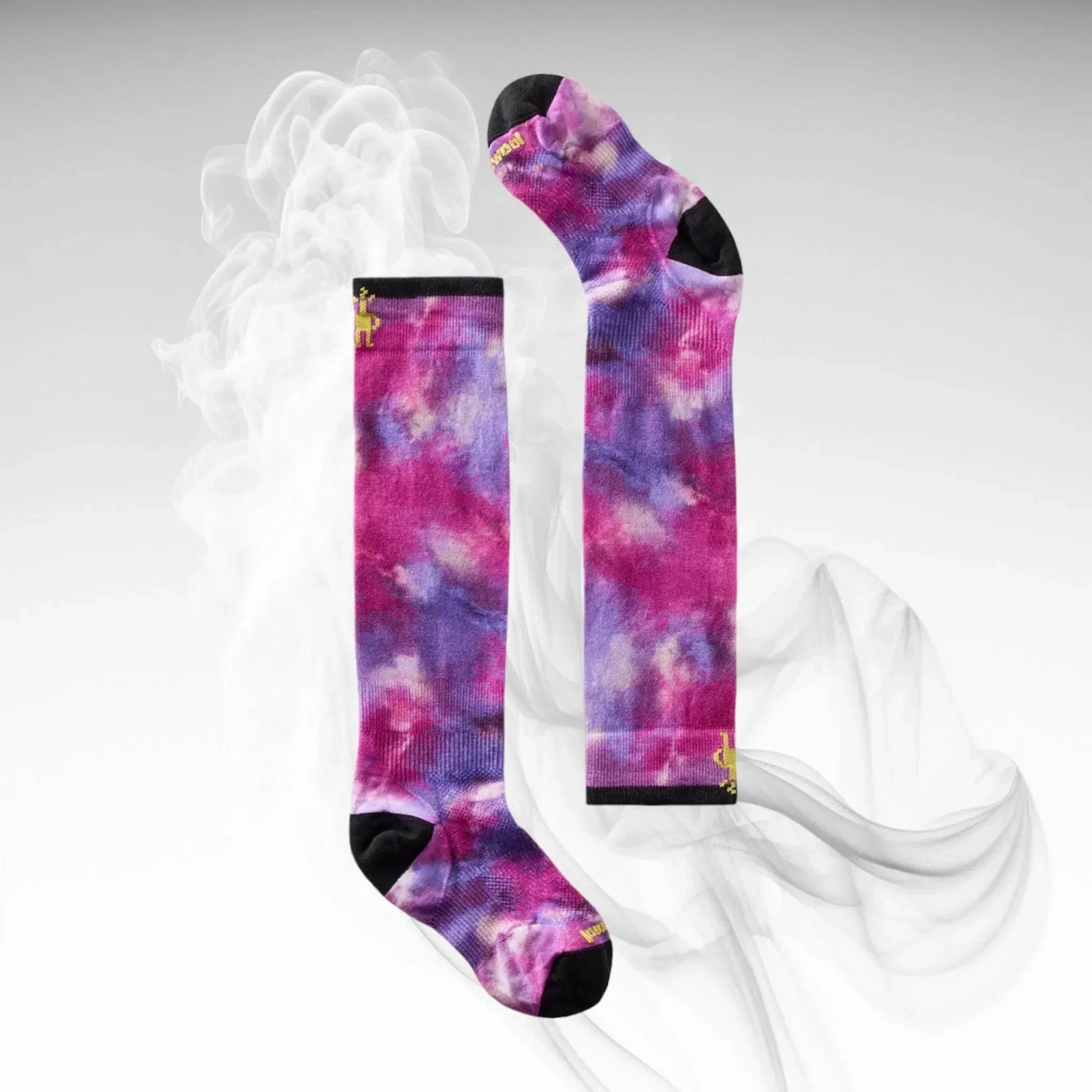 Smartwool JR Zero Cushion Tie-Dye Ski Socks