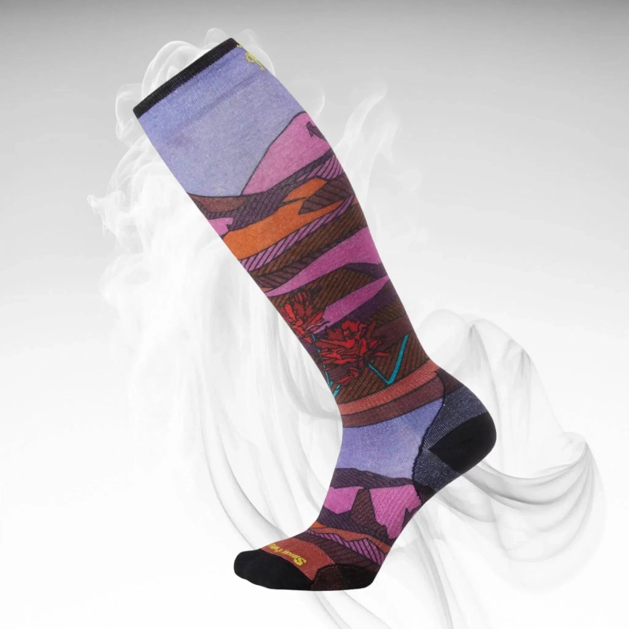 Smartwool Women's Zero Cushion Floral Field Sock Large