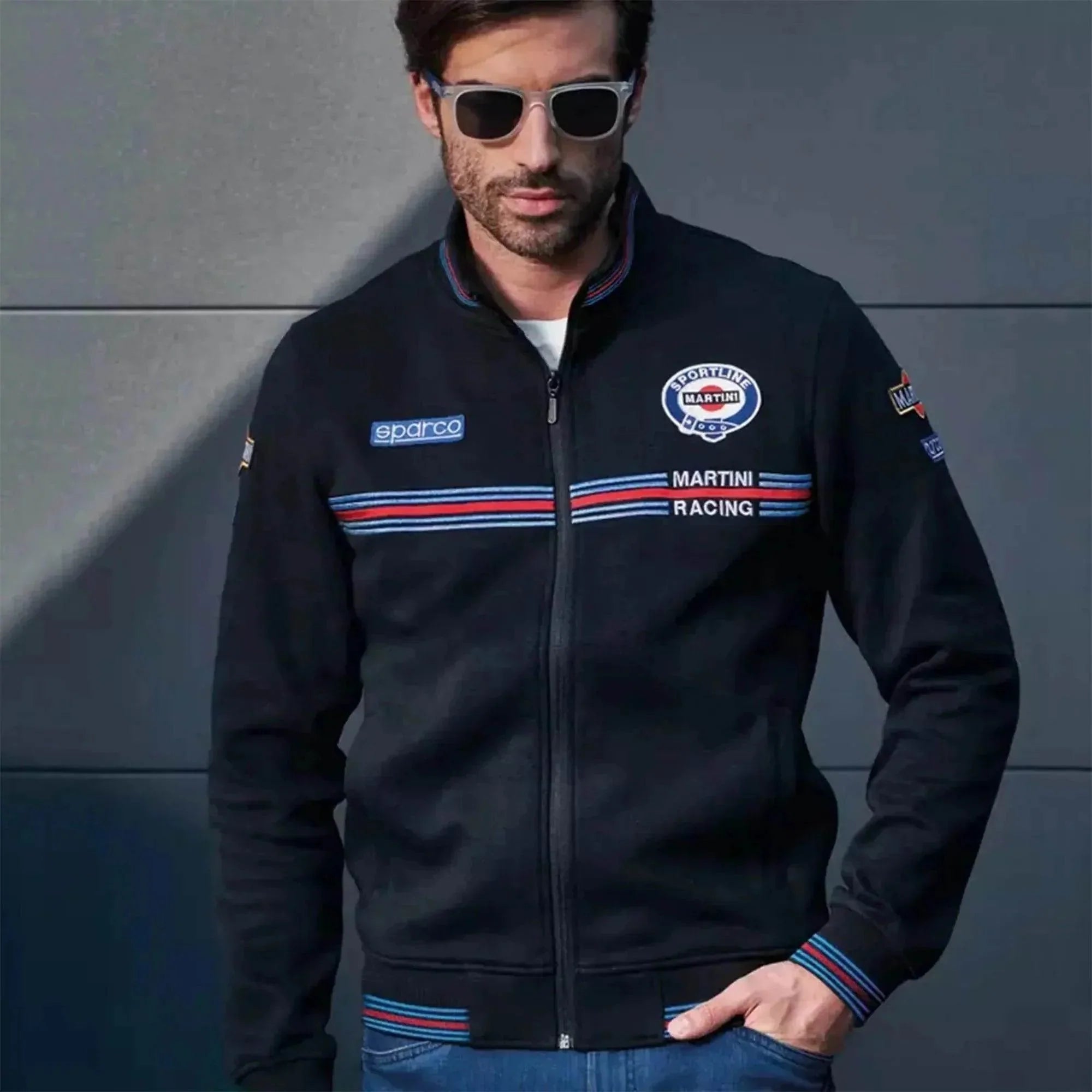 Sparco Full Zip Sweatshirt Martini Racing