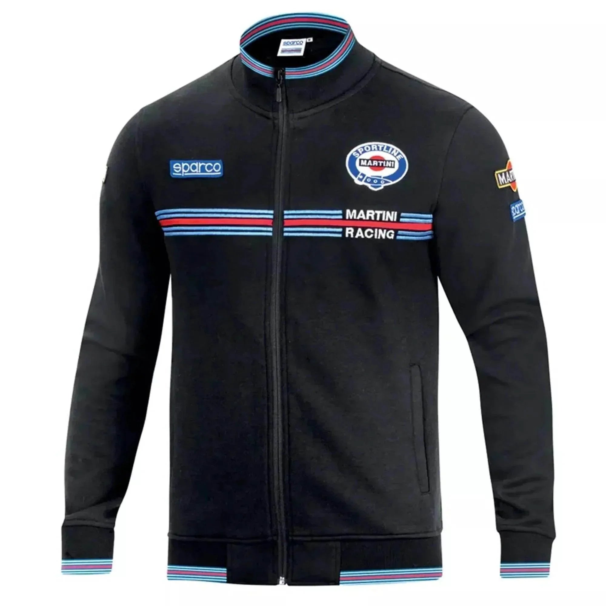 Sparco Full Zip Sweatshirt Martini Racing Black