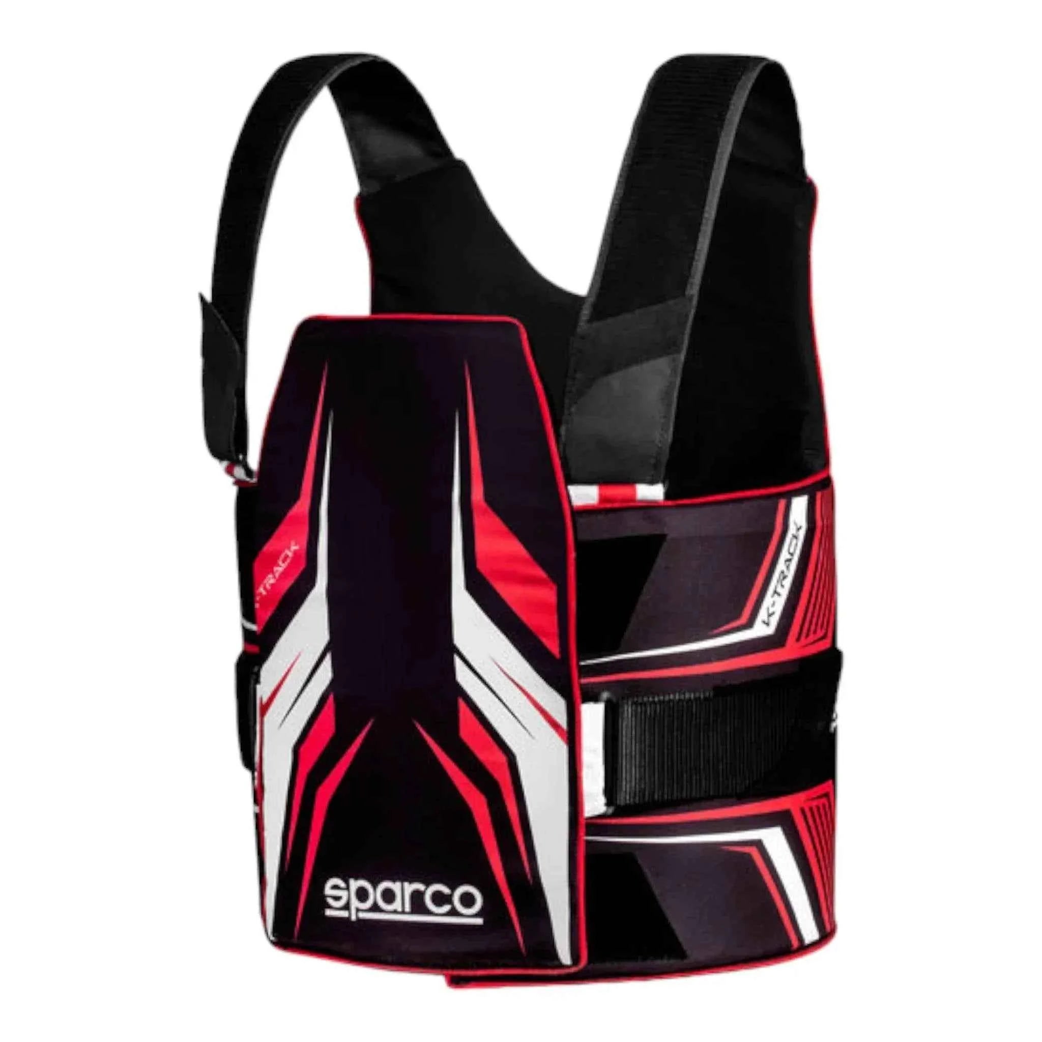 Sparco K-Track Rib Protector Red