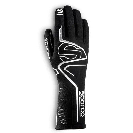 Sparco Lap Race Gloves Black white