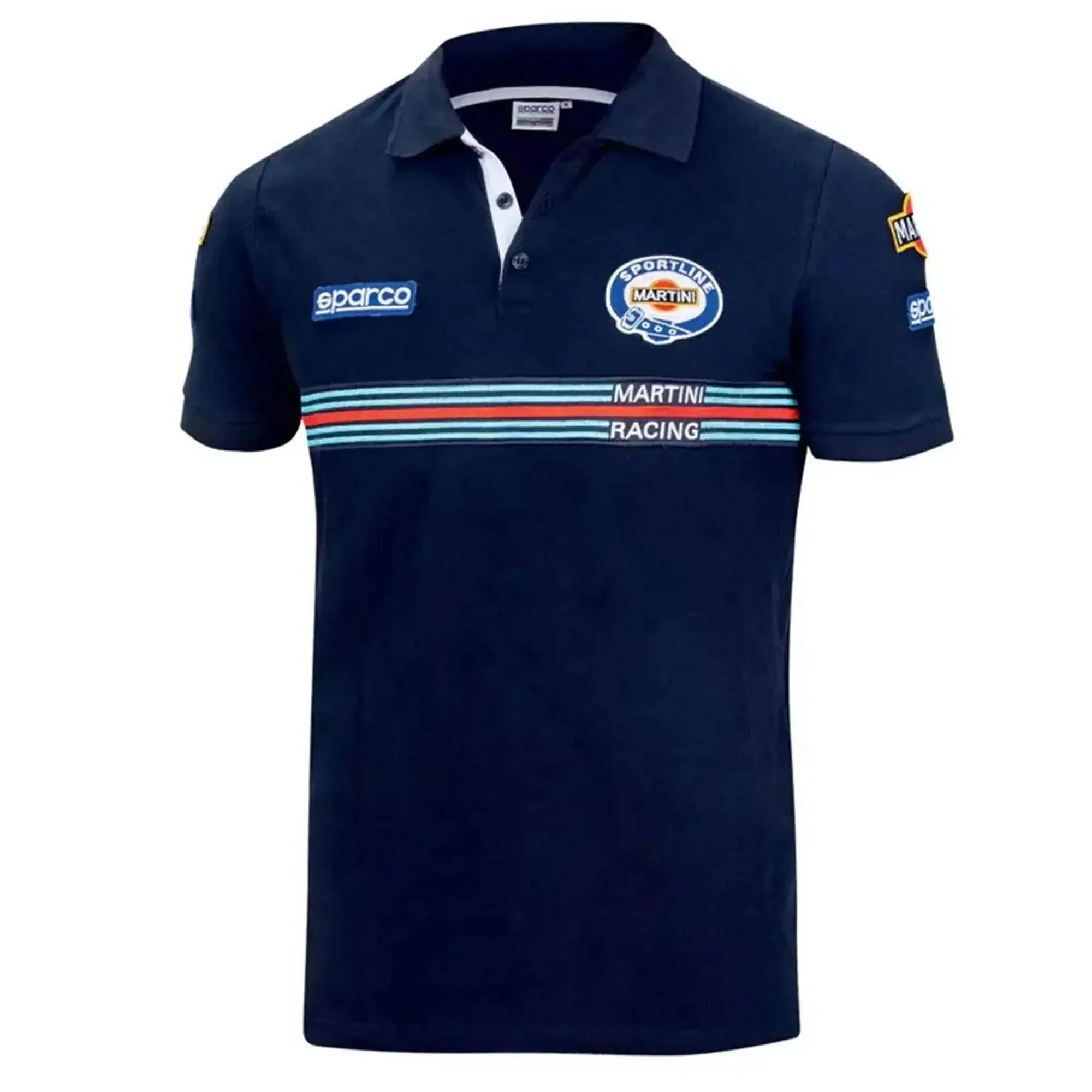 Sparco Polo Replica Martin Racing Navy Blue