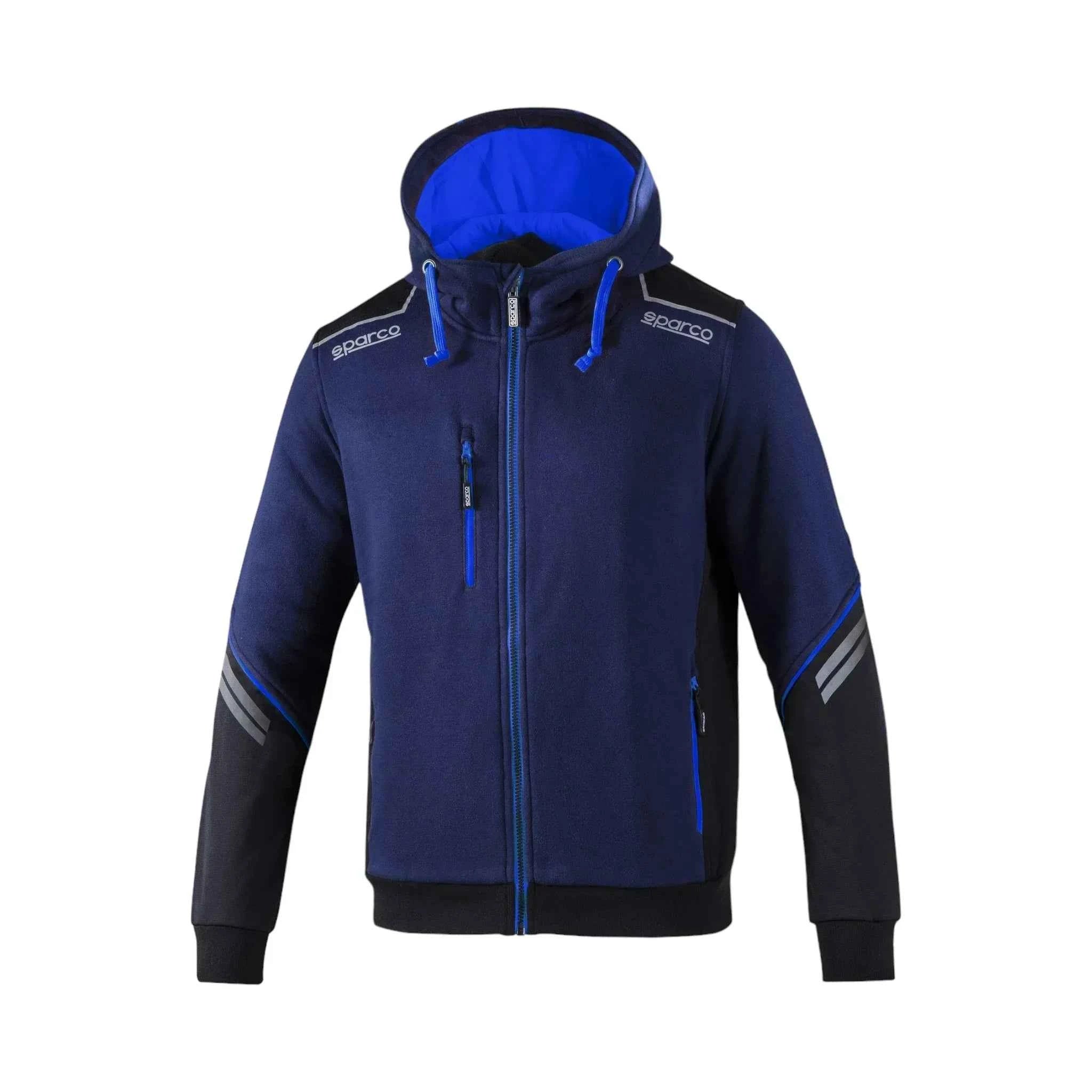Sparco Tech Hoodie Blue