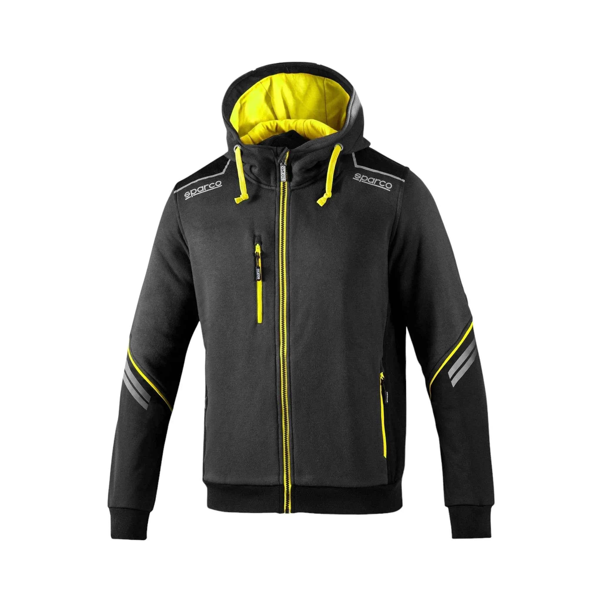 Sparco Tech Hoodie Yellow