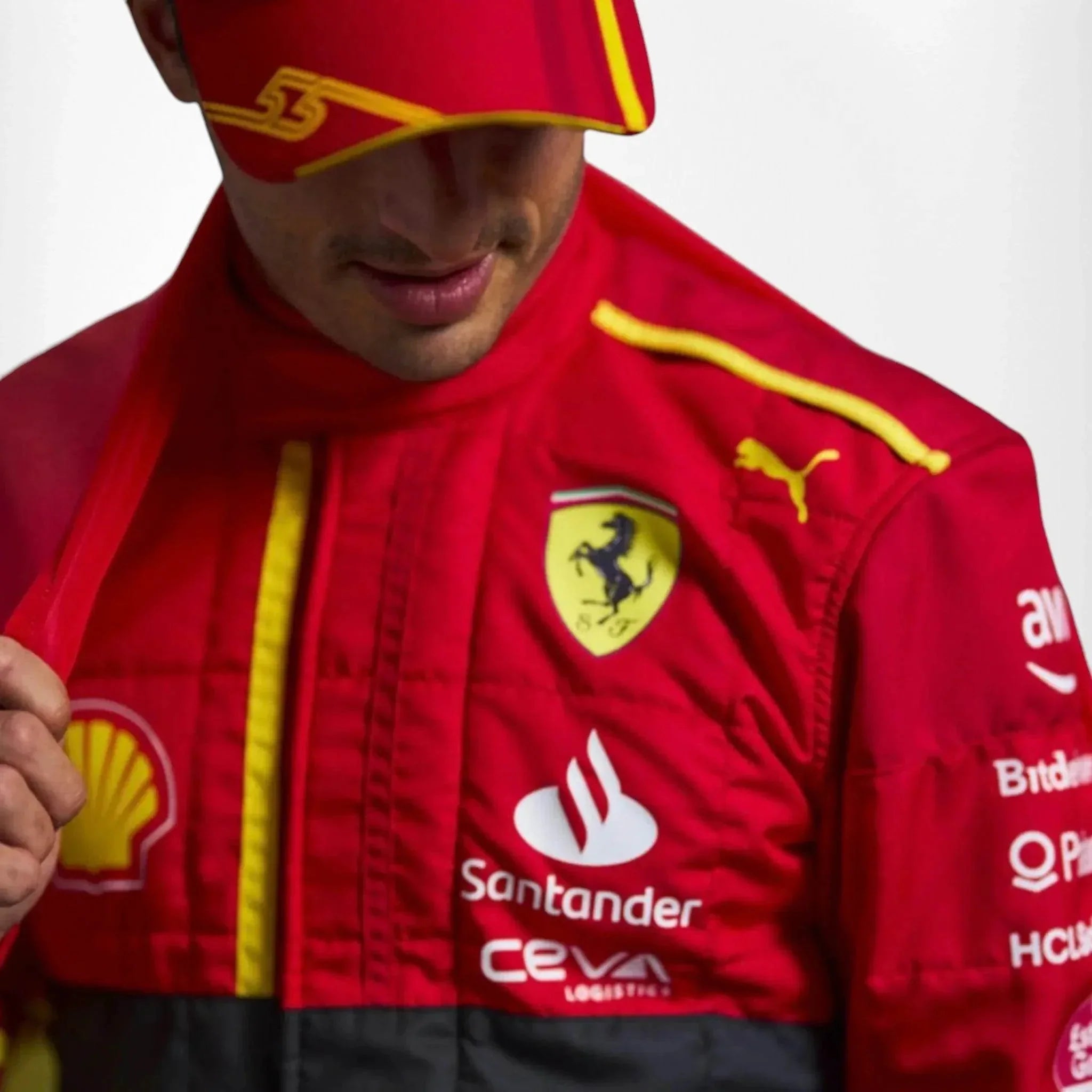 Special Ferrari Race Suit Carlos Sainz 2023 F1 Spain GP