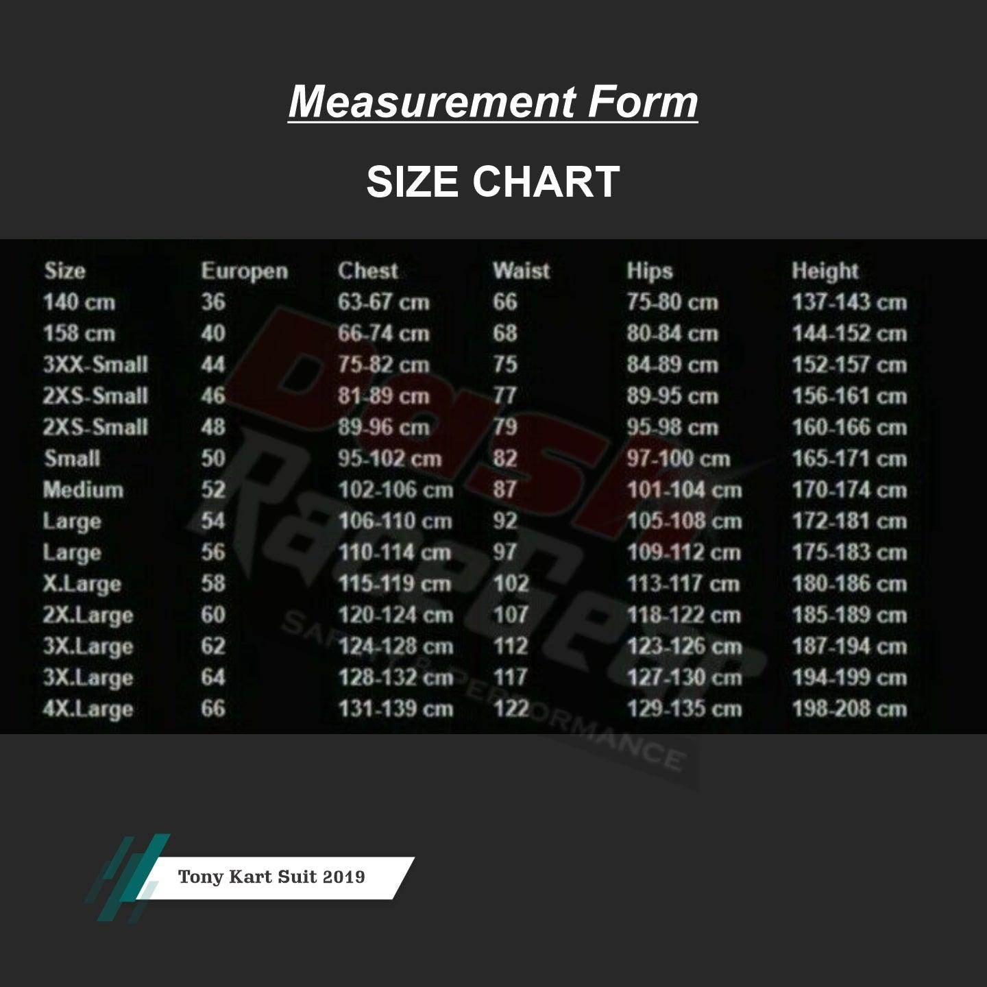 TONY KART OMP 2019 DRIVER OVERALL