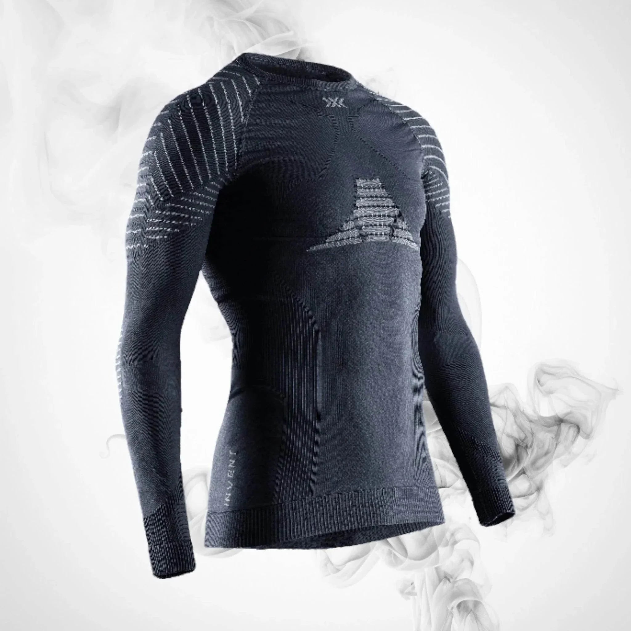 Ski Thermal underwear X-bionic Invent 4.0 Shirt LG SL Men Anthracite/Black - 2023/24