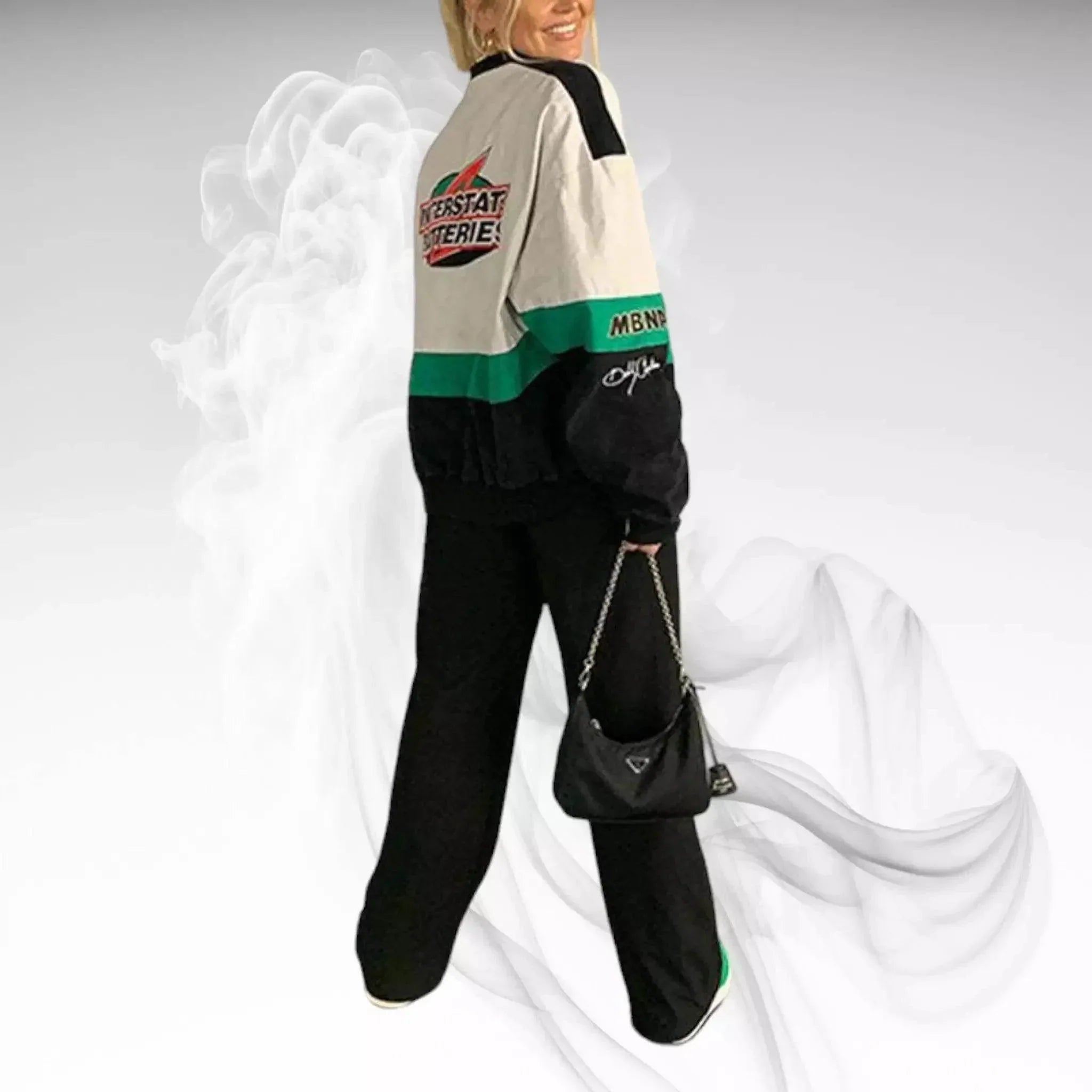 VINTAGE INTERSTATE BATTERIES NASCAR RACING JACKET