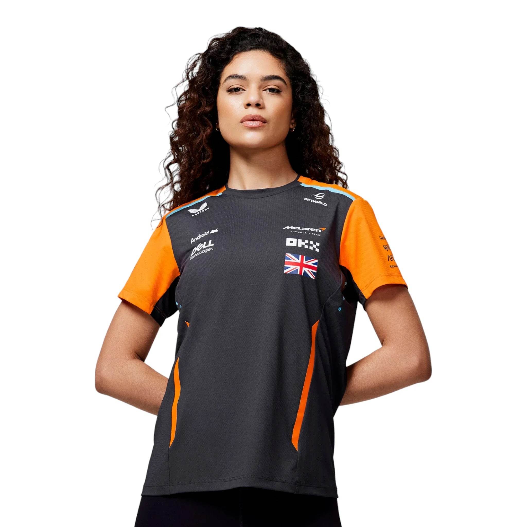 Womens Official Teamwear Set Up T-Shirt Lando Norris Formula 1