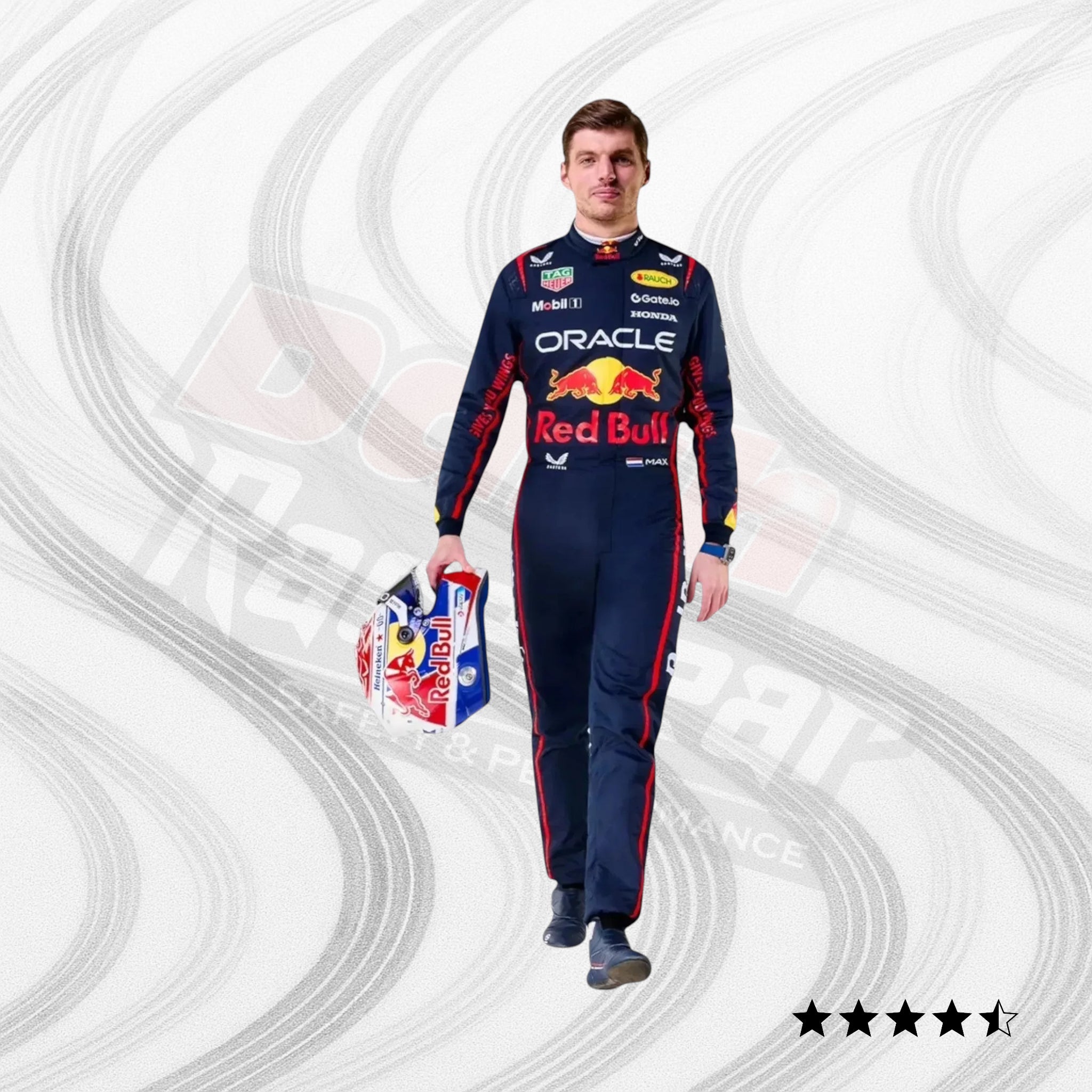 Max Verstappen 2025 Oracle Red Bull F1 Team Race Suit