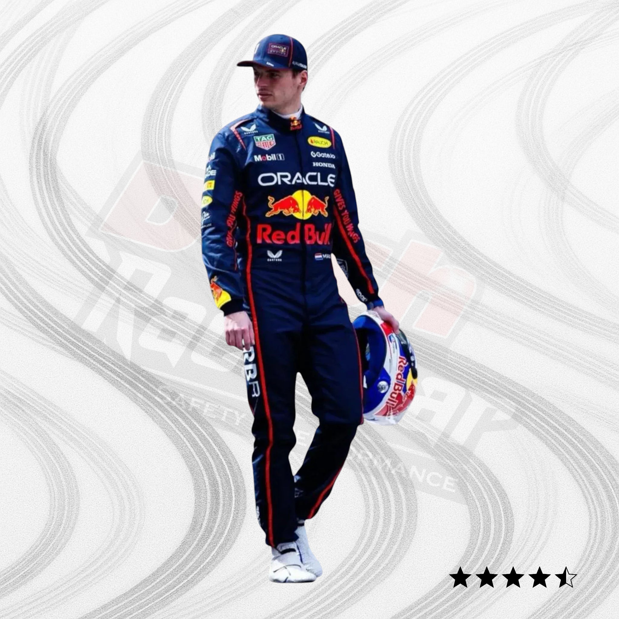 Max Verstappen 2025 Oracle Red Bull F1 Team Race Suit